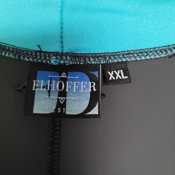 Elhoffer Design Multicolor Midi Wrap Dress. Size XXL - Picture 8 of 11